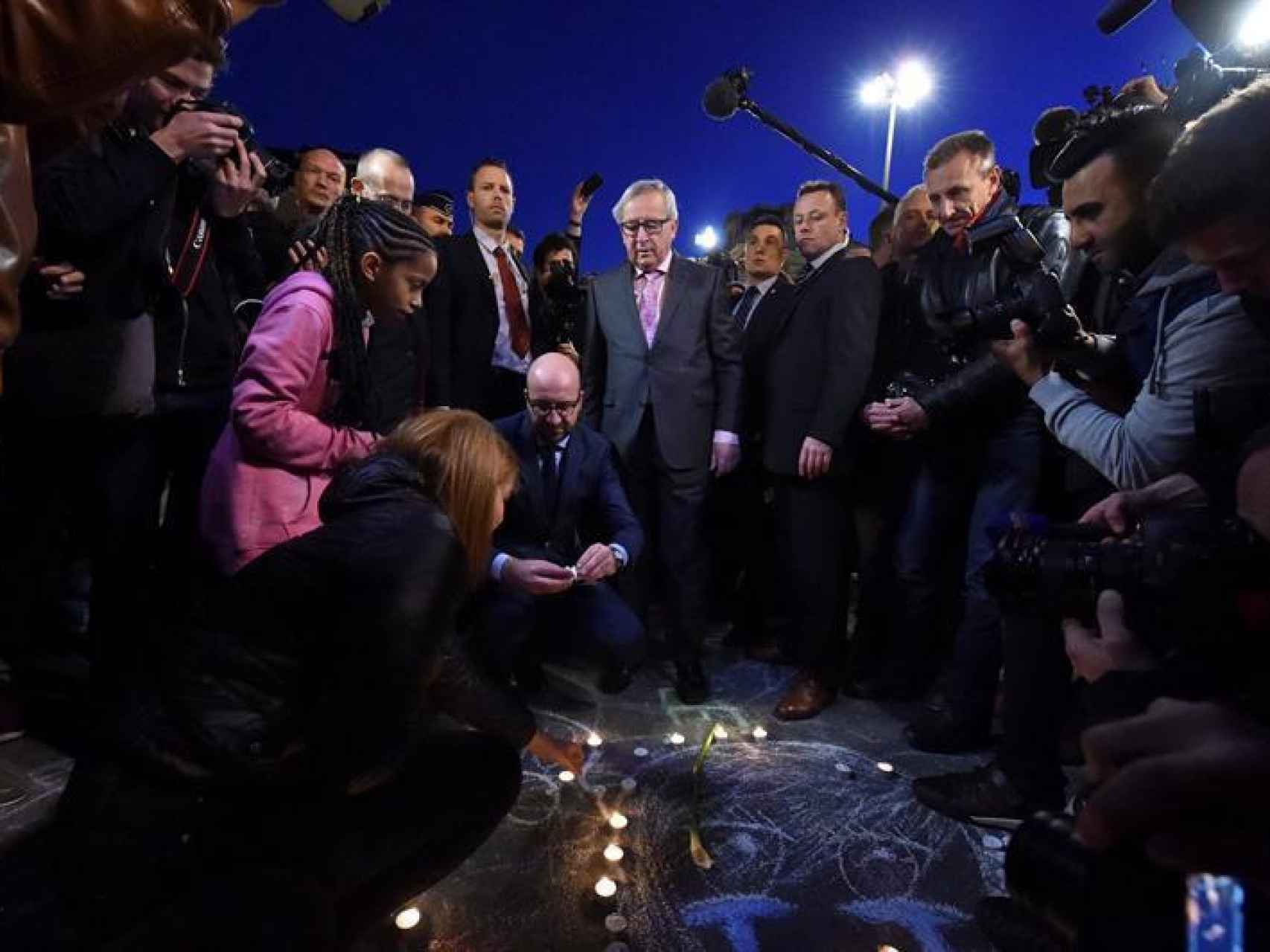 Tributo en Bruselas a víctimas de atentados
