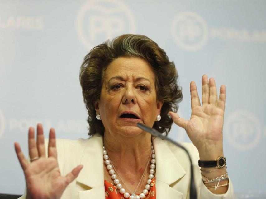 La ex alcaldesa de Valencia Rita Barberá.