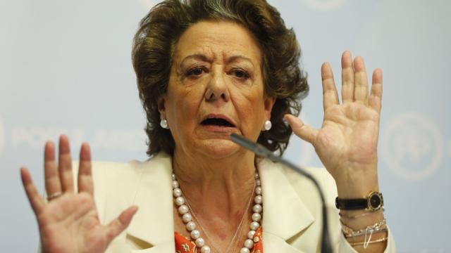 La ex alcaldesa de Valencia Rita Barberá.