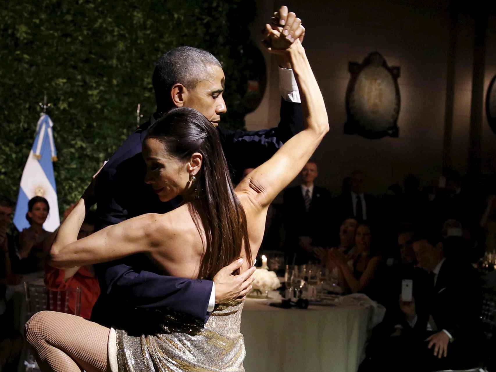 Obama baila un tango en Buenos Aires