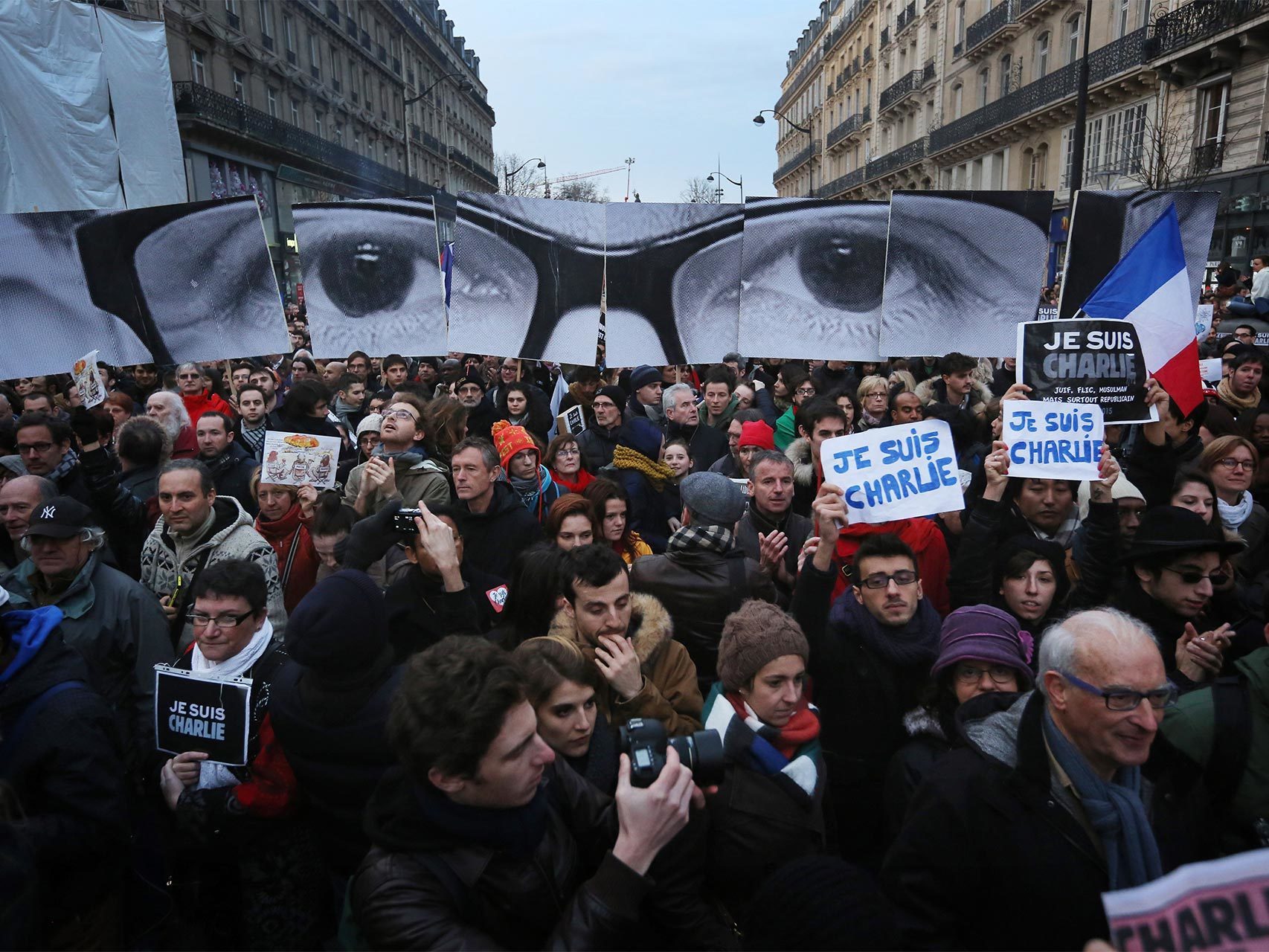 Manifestación en enero de 2015.