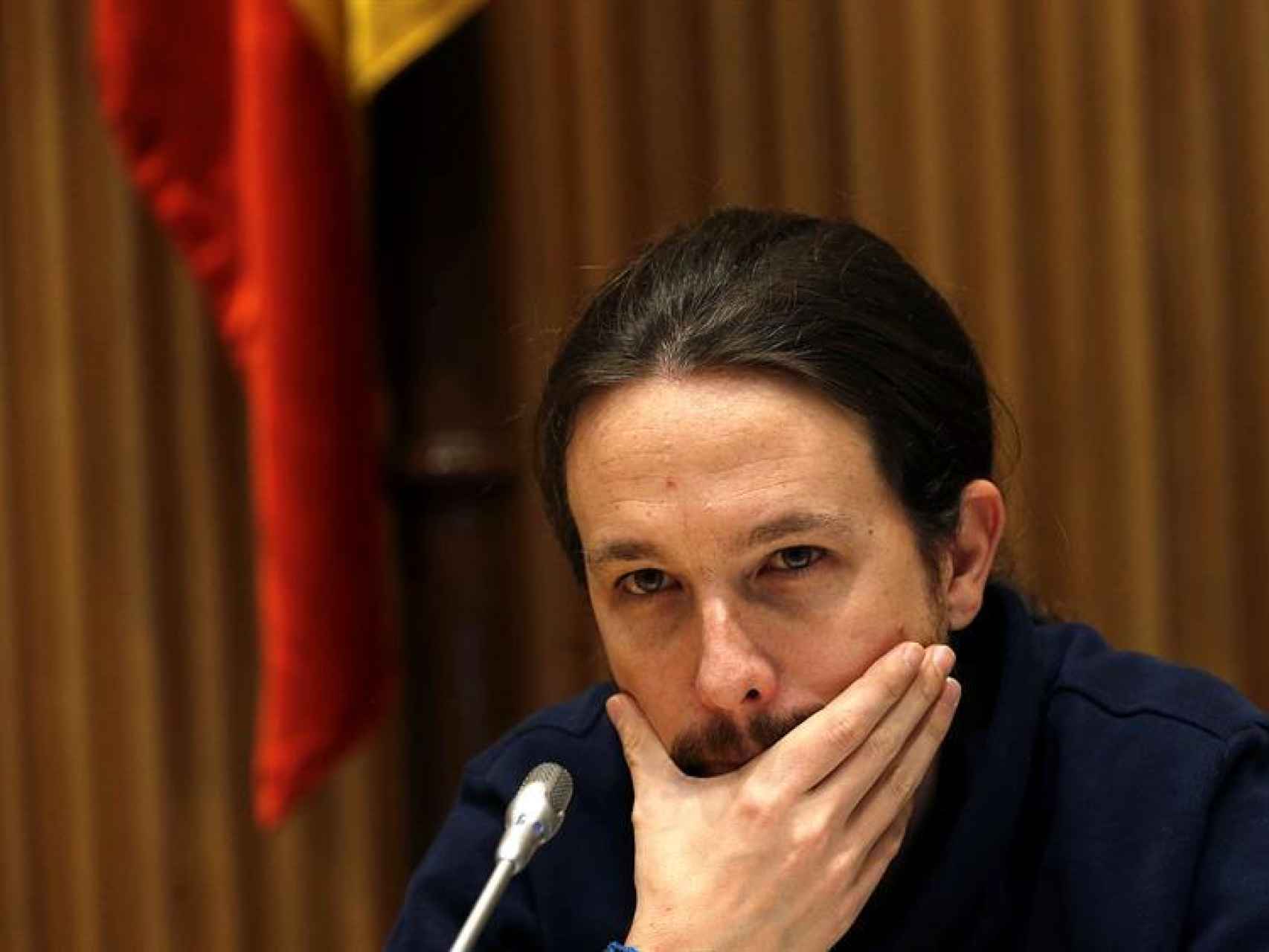 El secrerario general de Podemos, Pablo Iglesias/Kiko Huesca/EFE