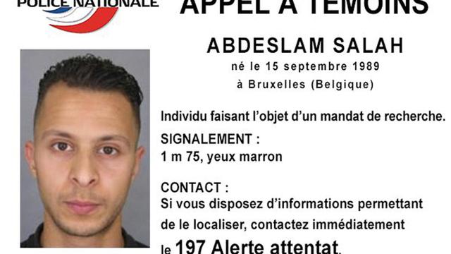 Ficha policial de Abdeslam.