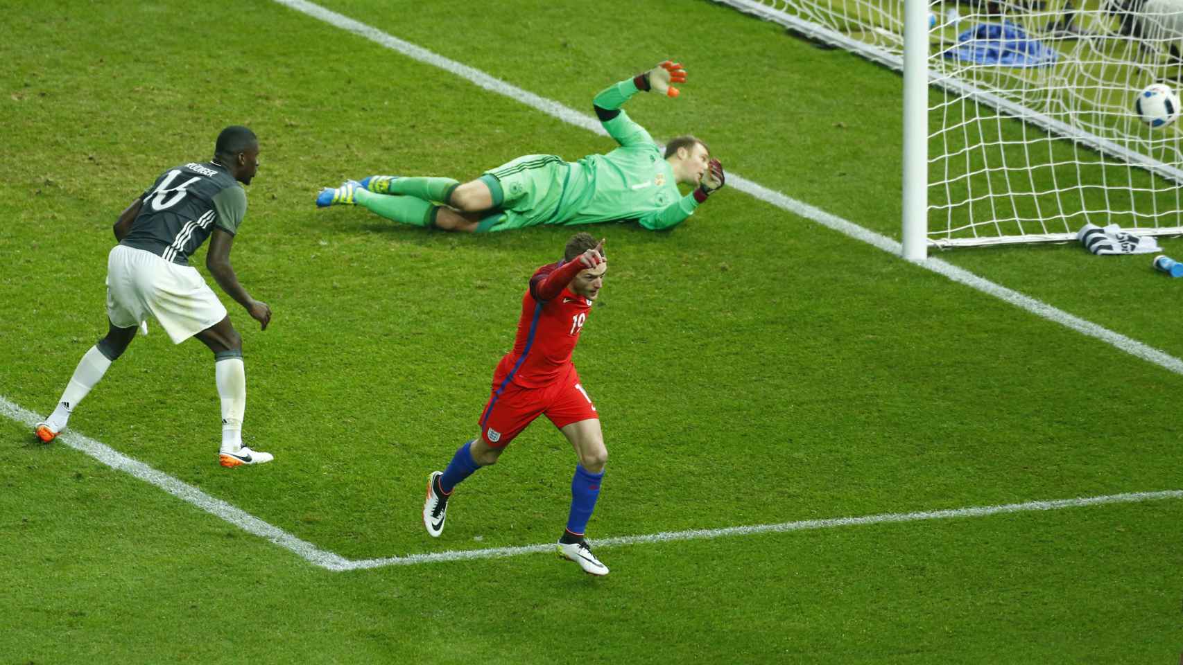El gol de Jamie Vardy a Alemania