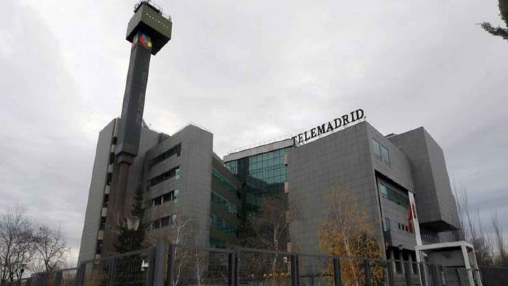 Edificio corporativo de Telemadrid en la Ciudad de la Imagen en Madrid.