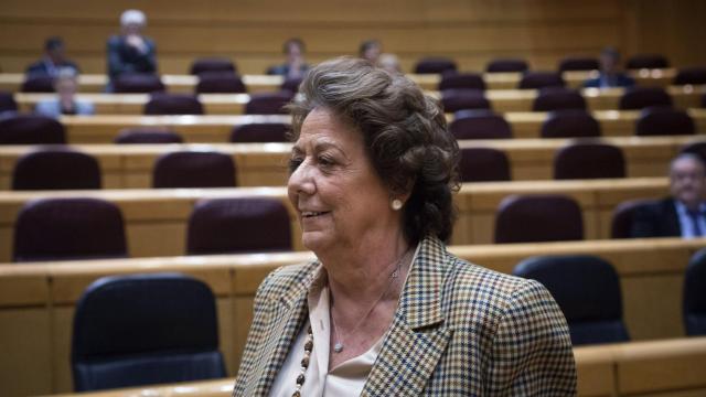 Rita Barberá este martes en el Senado.
