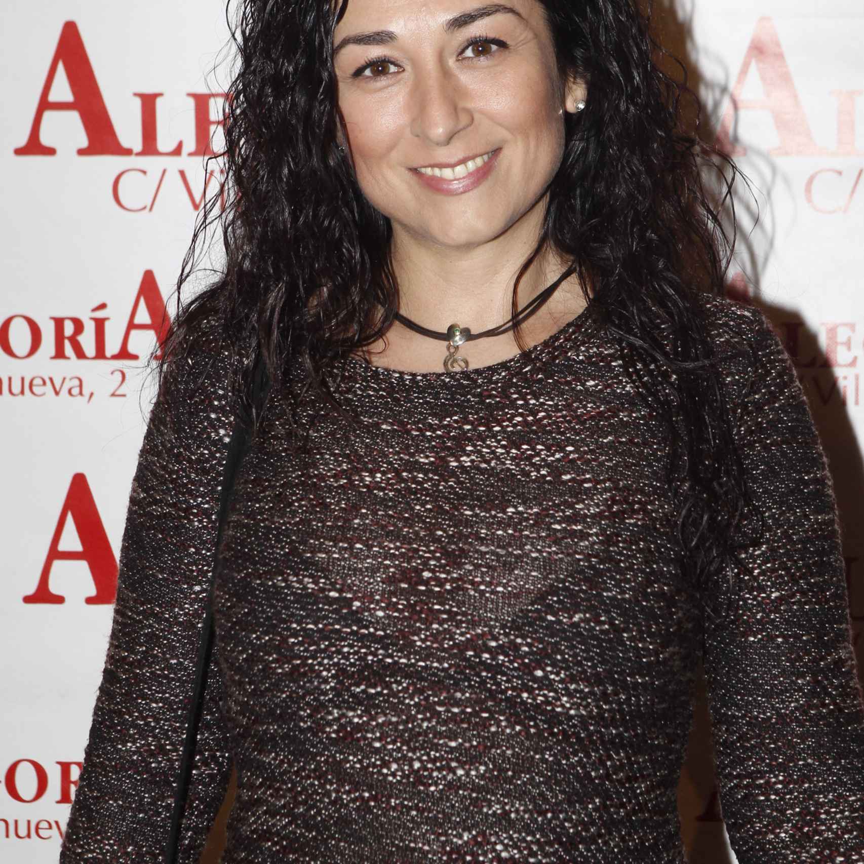 La cantante María Ángeles Muñoz durante la presentación