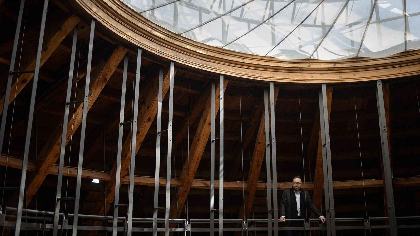 Girauta, en la cúpula del Congreso.