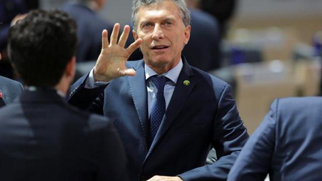 El presidente de Argentina, Mauricio Macri.