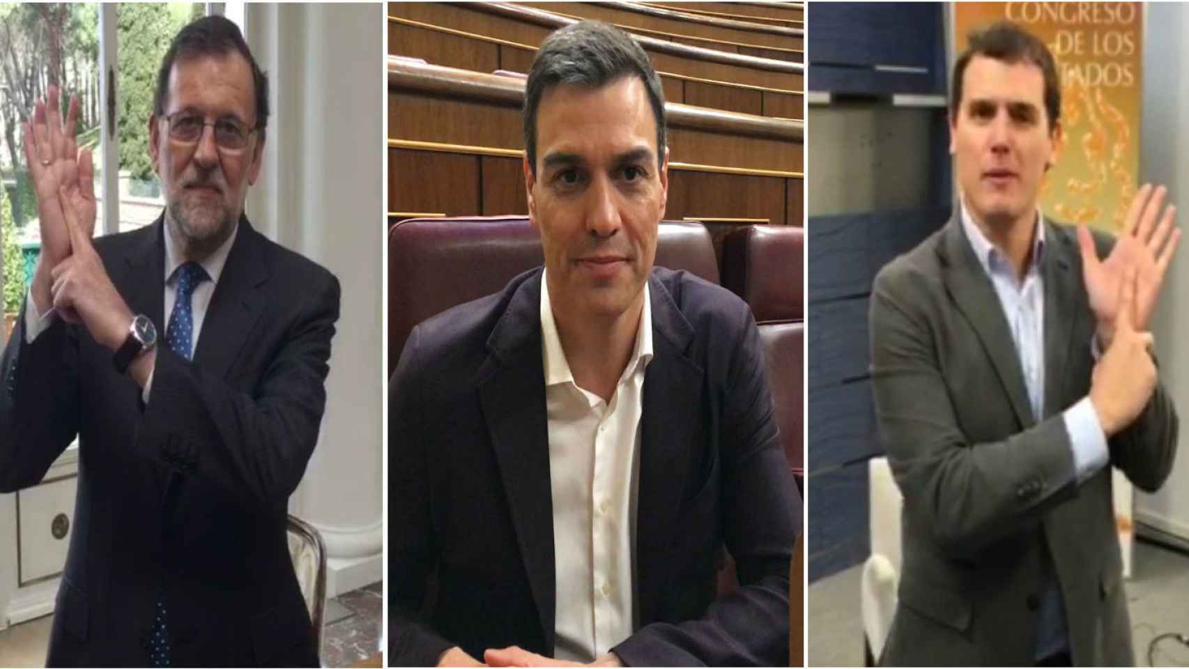 Rajoy, Rivera y Sánchez apoyan la campaña sobre el autismo
