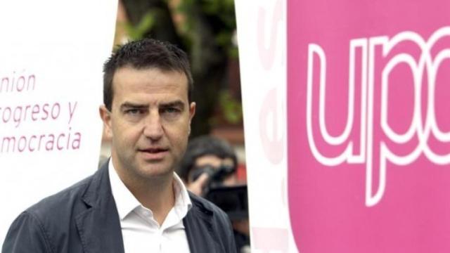 Gorka Maneiro en un acto reciente de UPyD.