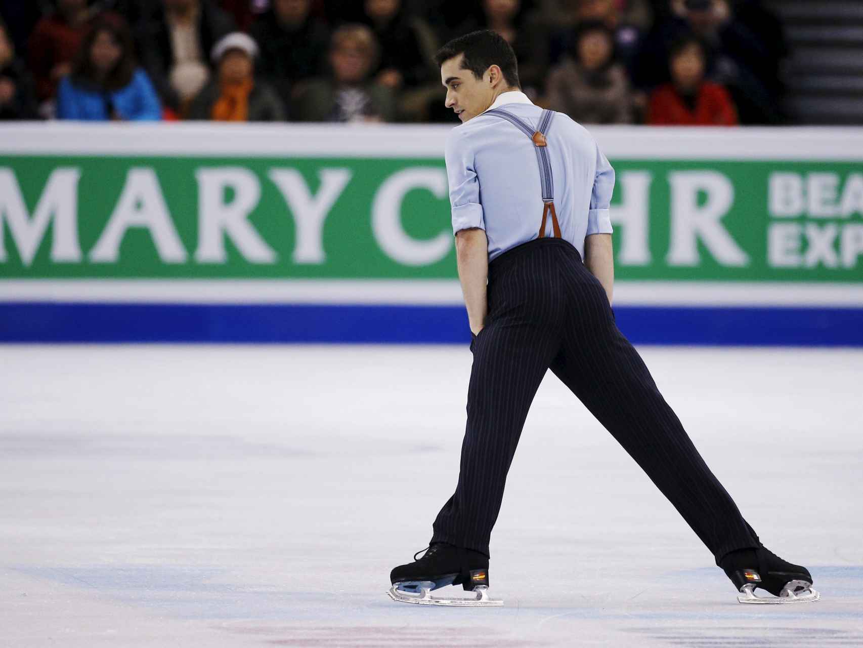 Javier Fernández, todo un bailarín sobre el hielo.