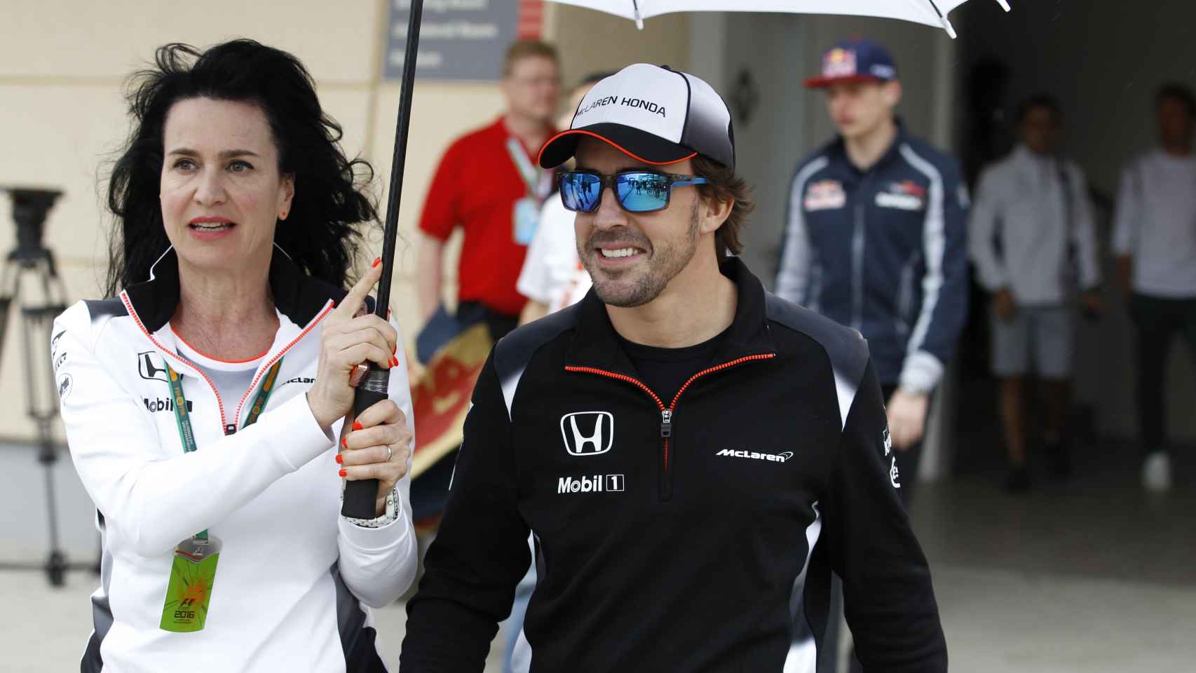 Fernando Alonso en el GP de Bahréin.