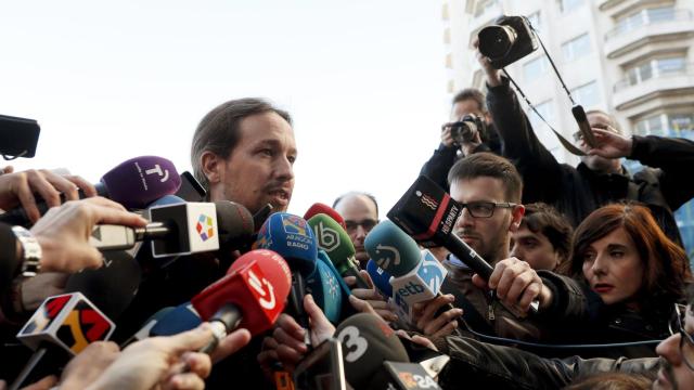 El secretario general de Podemos, Pablo Iglesias.