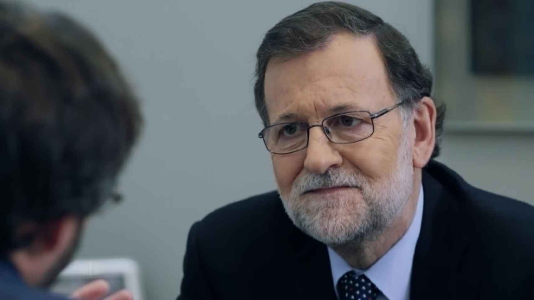 El momento en el que Évole pregunta a Rajoy por Bárcenas.