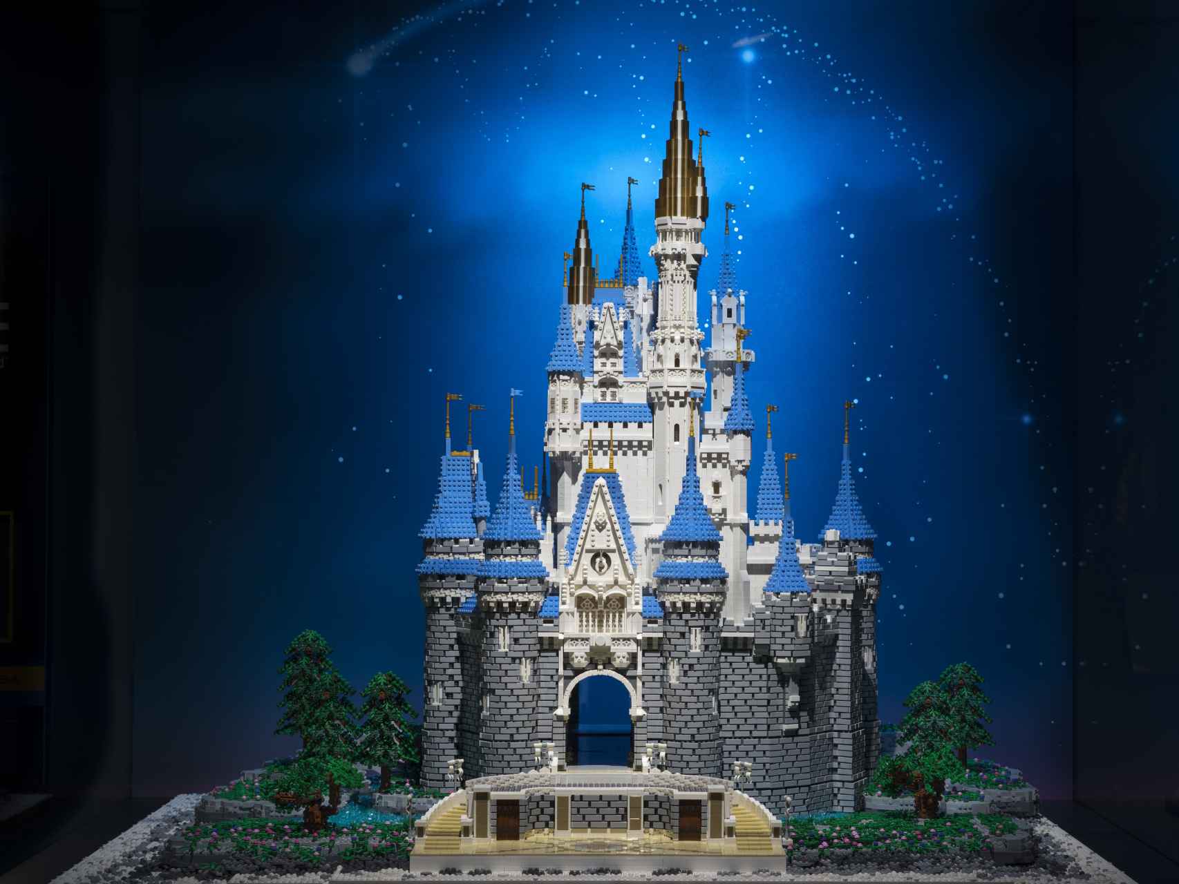 Espectacular Castillo de Disney en Lego.