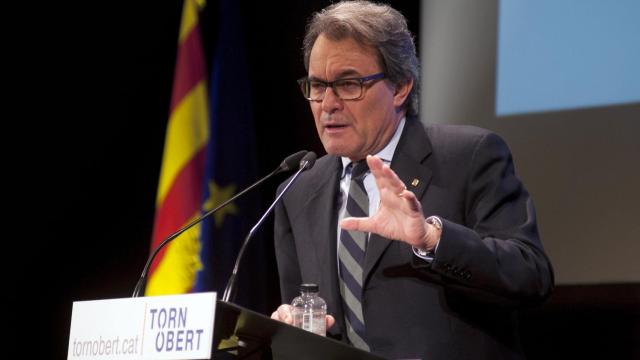 Artur Mas, el sábado pasado en un acto sobre la refundación de CDC