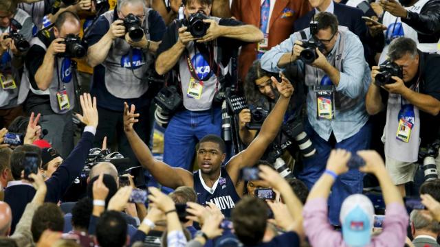 Kris Jenkins, tras ganar la NCAA