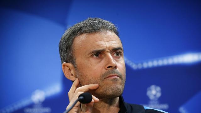 Luis Enrique, en la rueda de prensa previa al partido contra el Atleti.