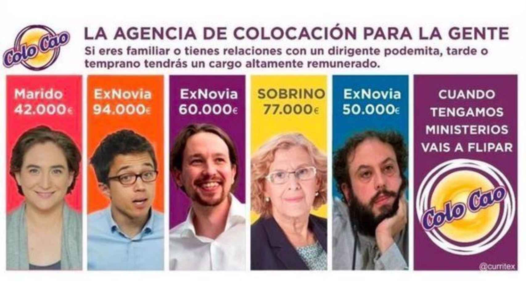 La agencia del colo-cao, tuiteada por Ignacio Aguado.