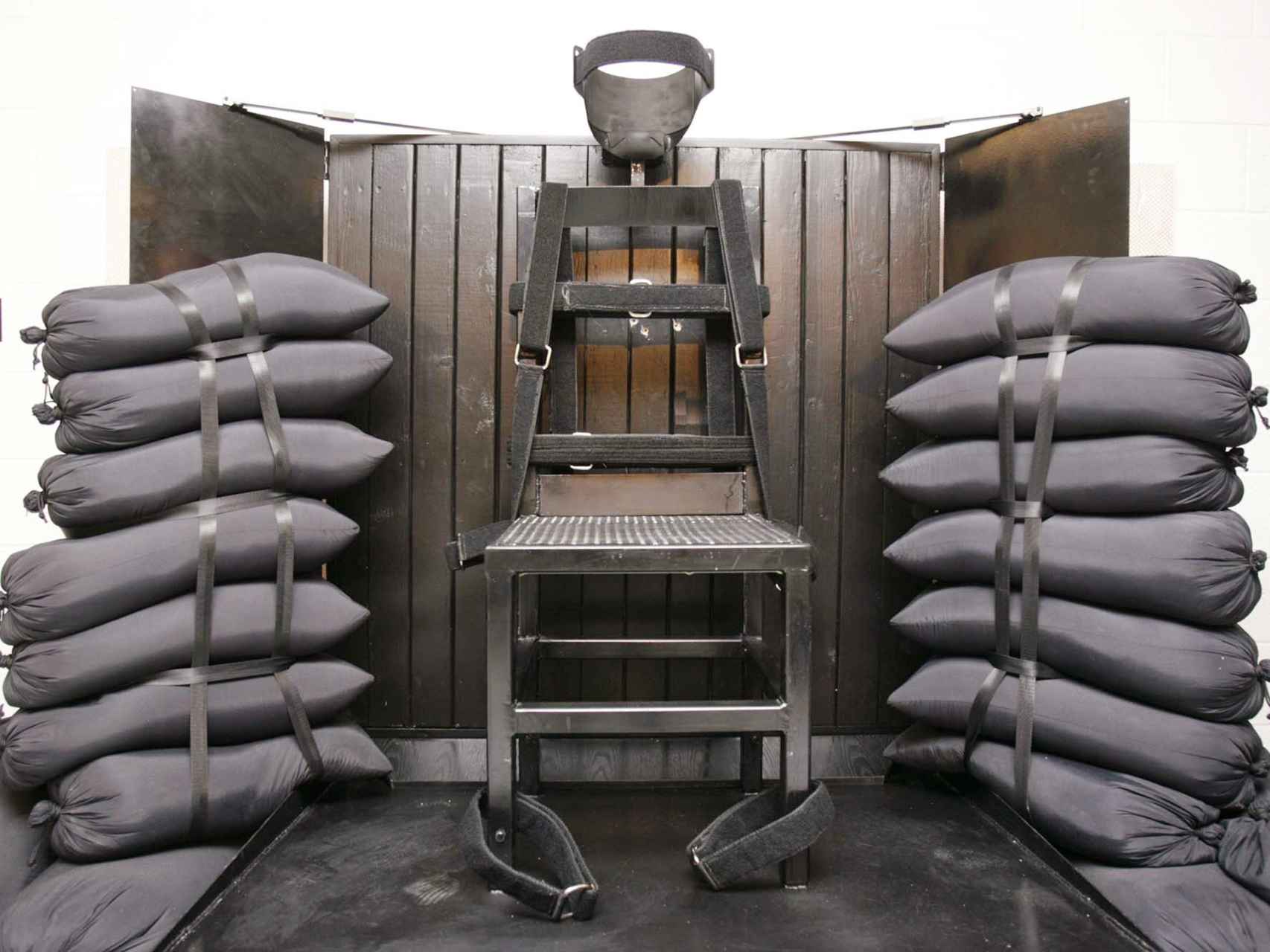 Así es una sala de ejecución en la prisión estatal de Utah (EEUU).