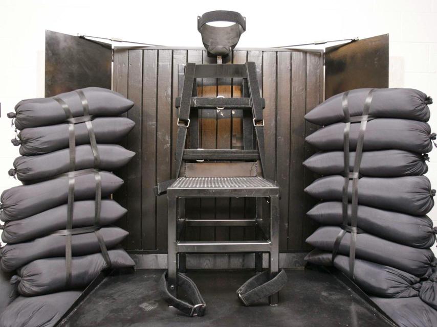 Así es una sala de ejecución en la prisión estatal de Utah (EEUU).