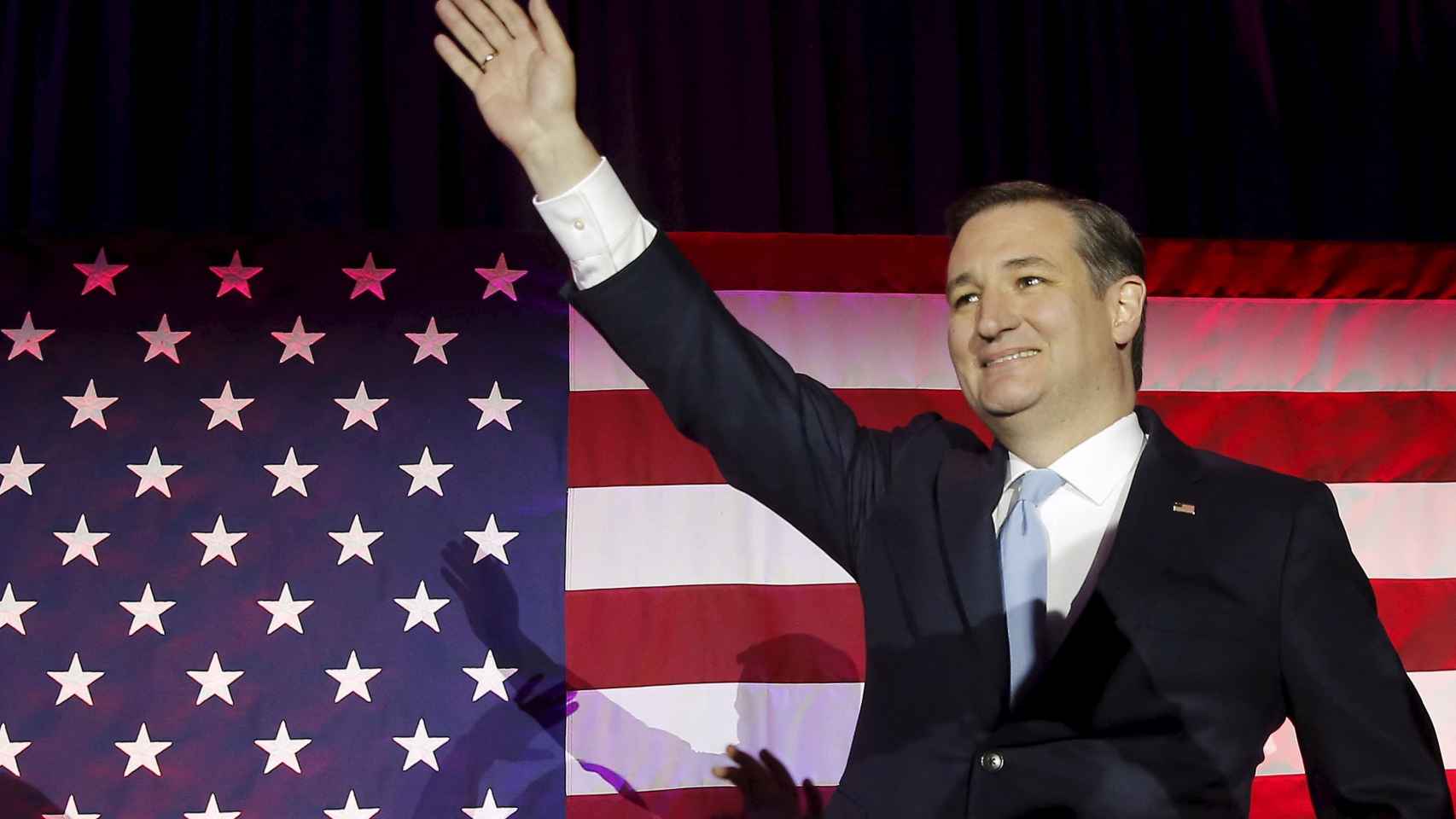 Ted Cruz celebra su victoria en Wisconsin