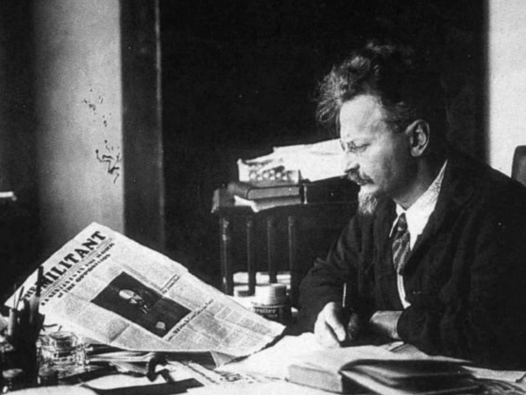 El revolucionario ruso León Trotsky, asesinado por Ramón Mercader.
