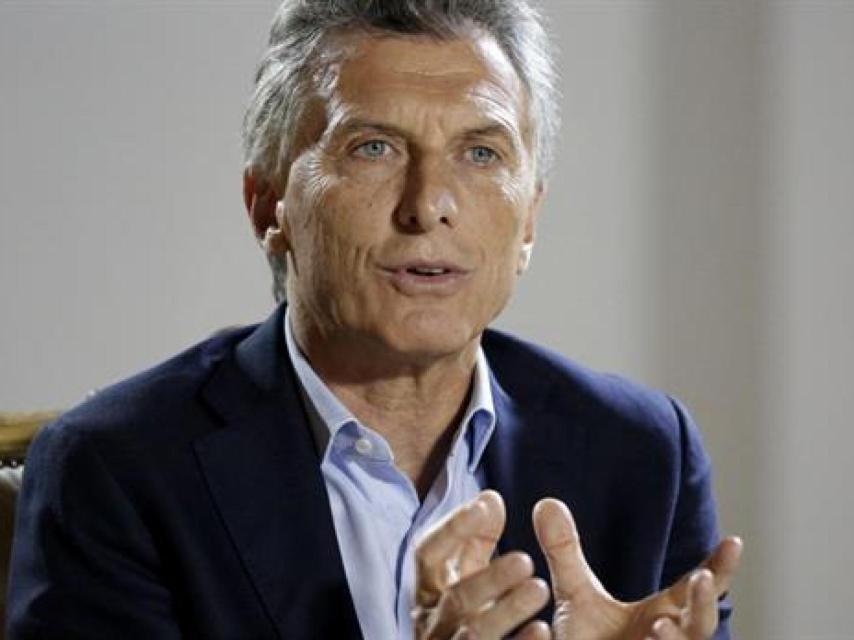 Mauricio Macri, el presidente argentino.