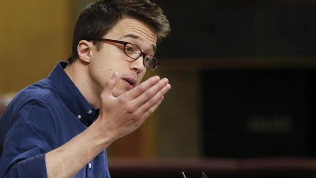 Iñigo Errejón en el pleno del Congreso de los Diputados.