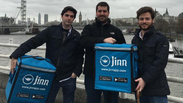 Los tres fundadores de Jinn App.