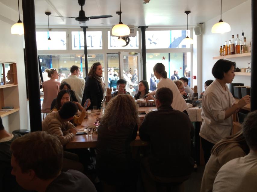 El interior del restaurante Bao.