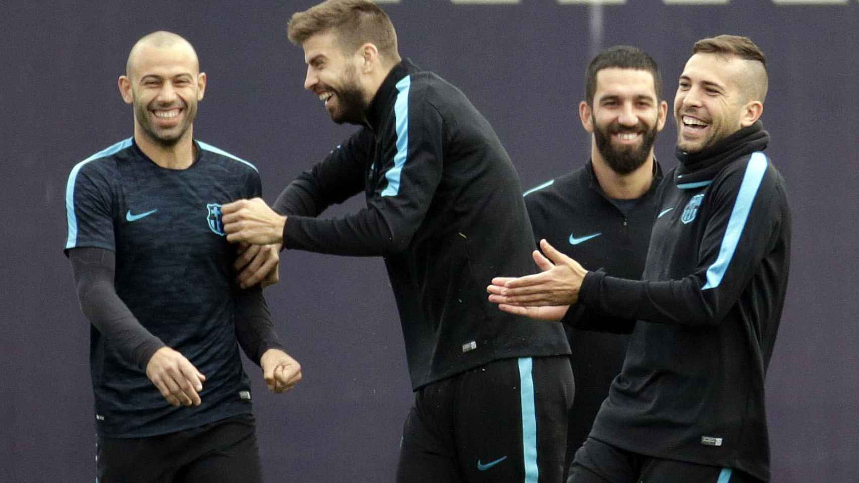 Entrenamiento del Barça