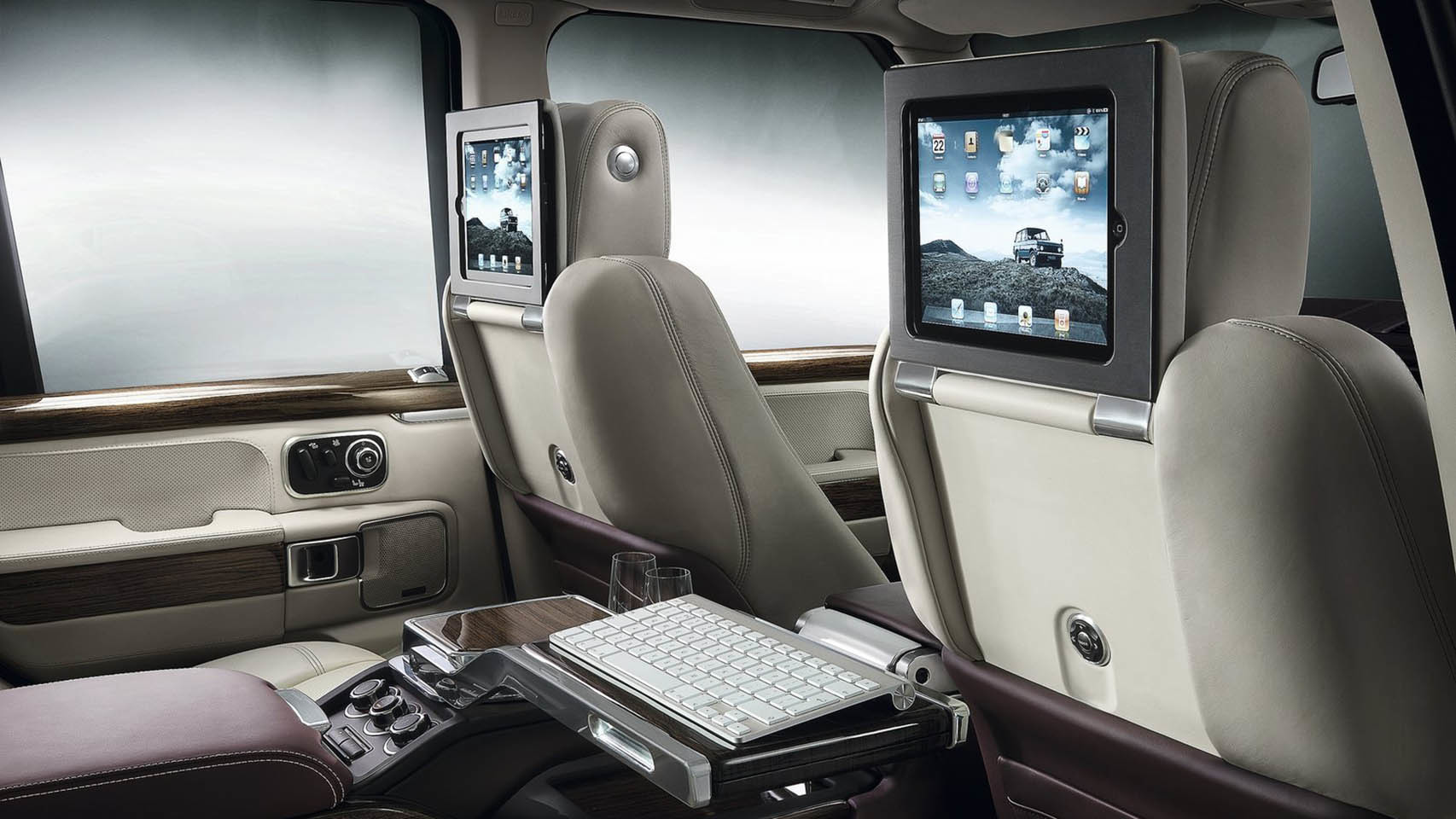 Interior del Land Rover Evoque.
