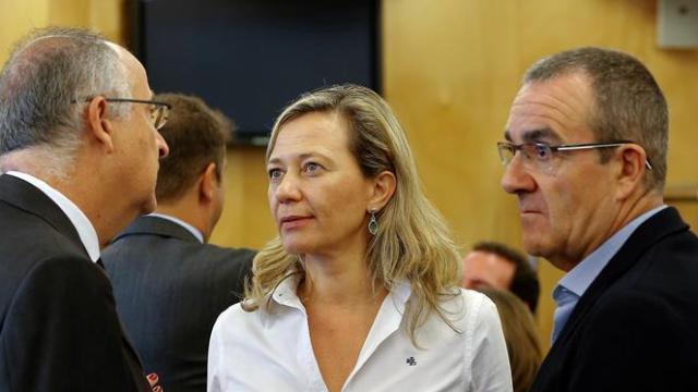 La diputada de Podemos Victoria Rosell en la Comisión de Justicia del Congreso.