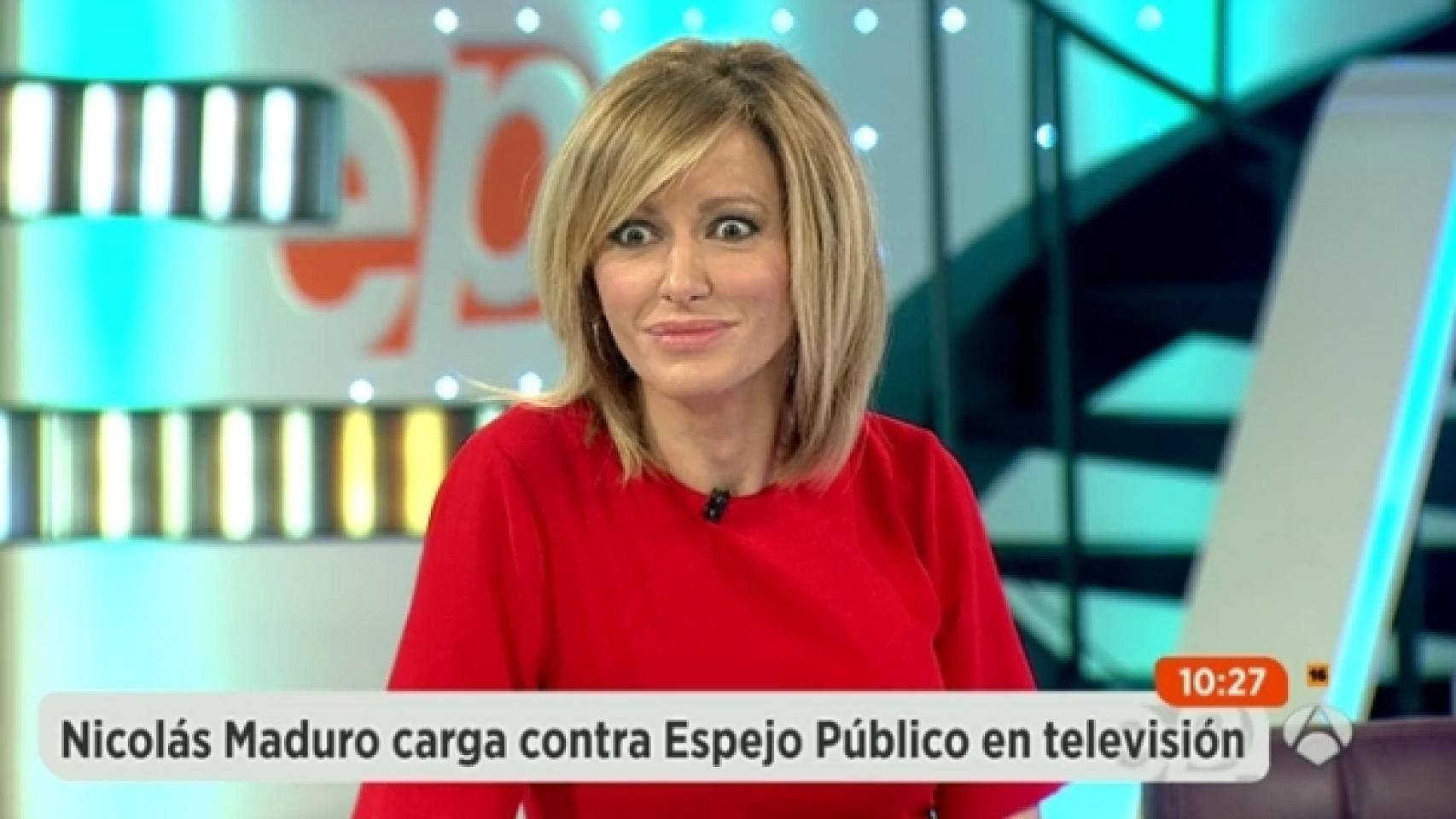 Susanna Griso contesta a Maduro (Antena 3)