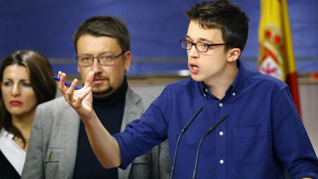 Íñigo Errejón en una comparecencia en el Congreso.