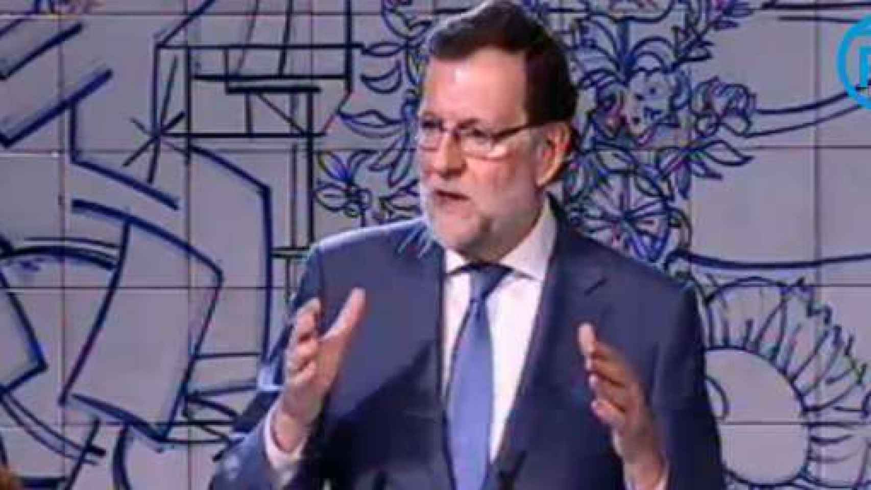 Mariano Rajoy durante su comparecencia en Cuenca.