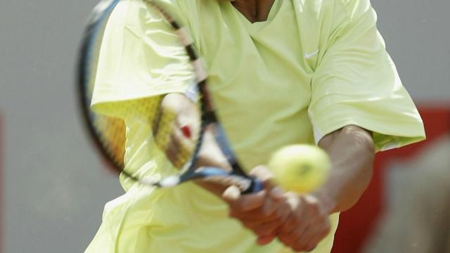 Rafa Nadal, en el Conde de Godó de 2003 con 16 años.