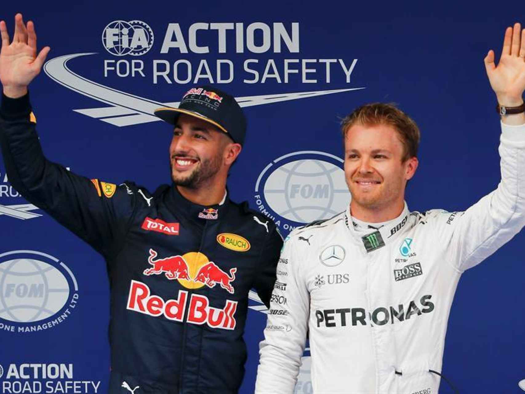 Rosberg saldrá primero, seguido por Ricciardo, en el Gran Premio de China