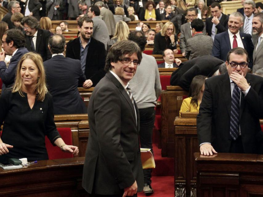 Carles Puigdemont en el Pleno.