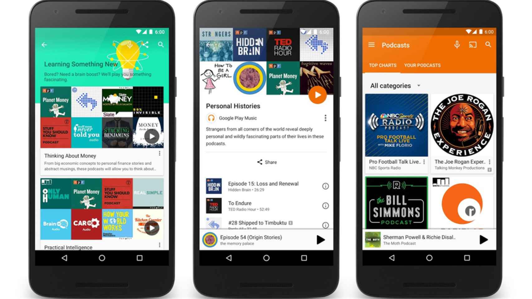 Los podcast en Google Play Music ya son oficiales