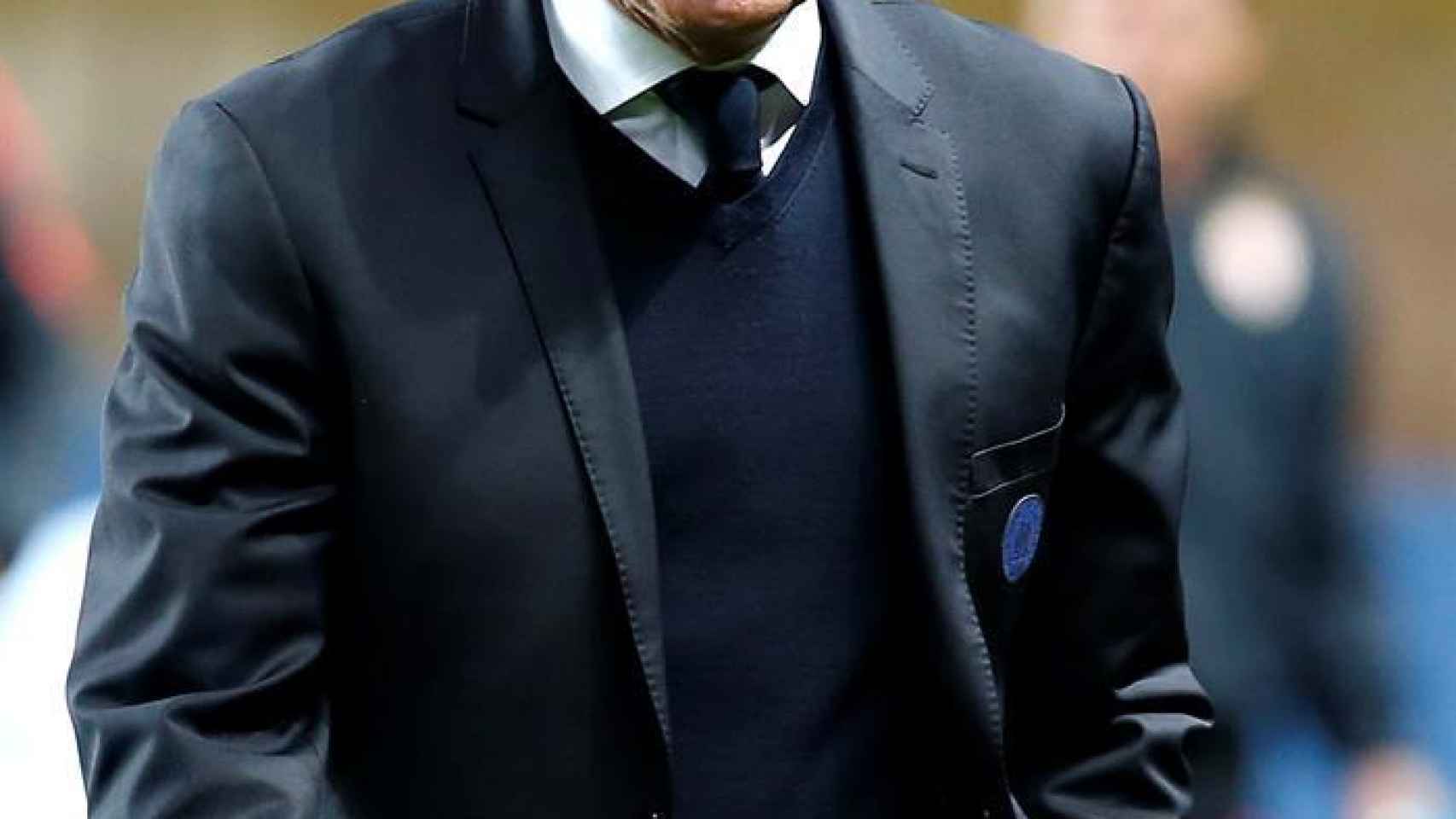 Míchel, durante su etapa como entrenador del Olympique.