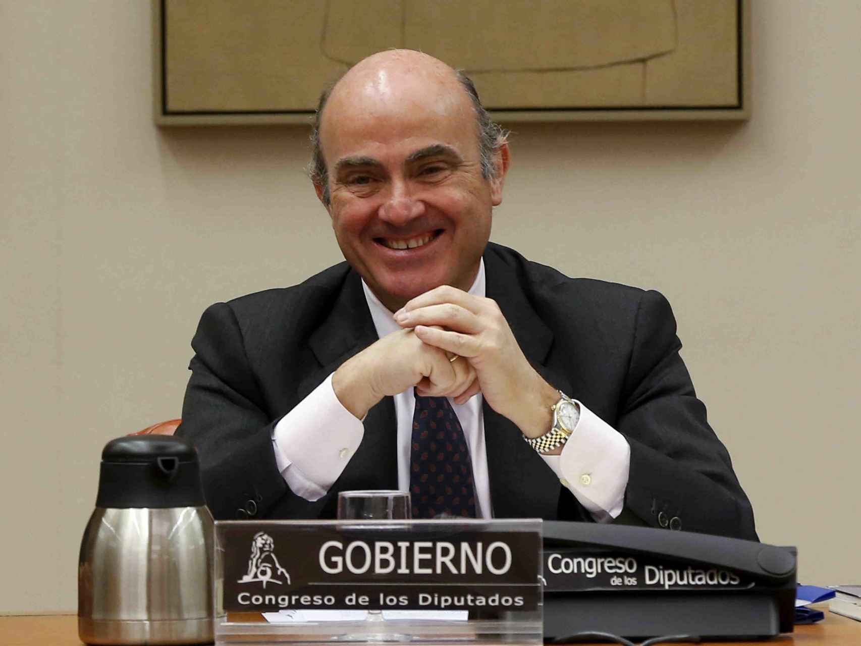 El ministro de Economía en funciones, Luis de Guindos