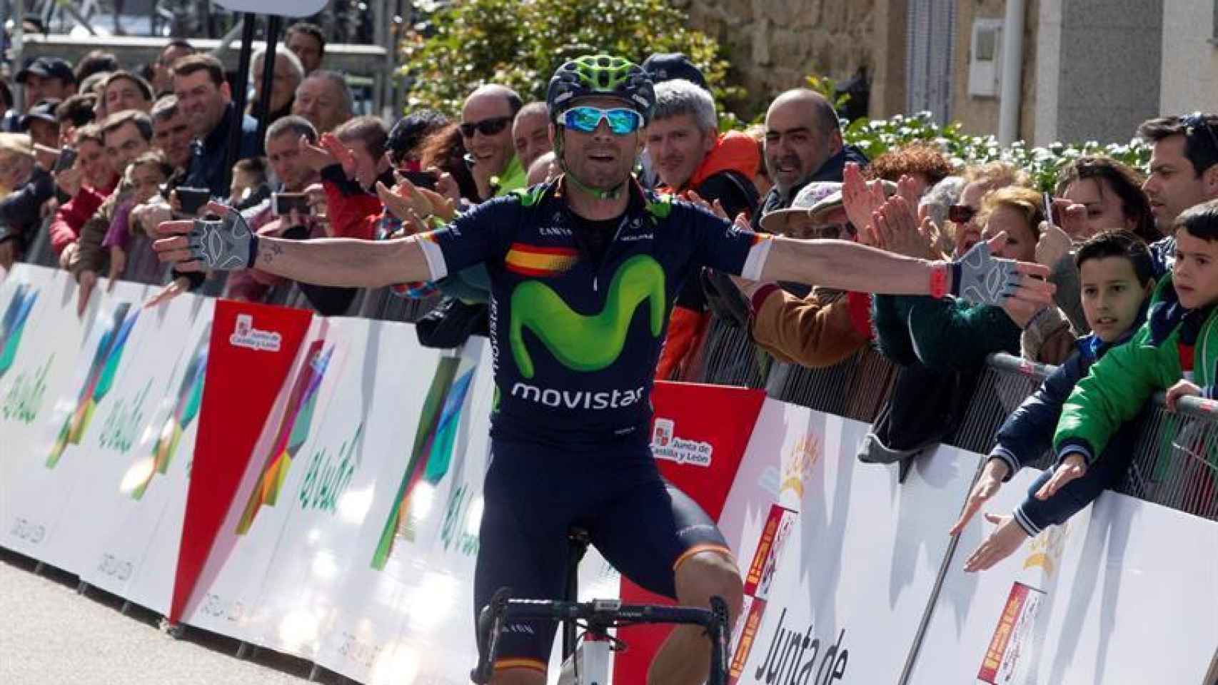 Valverde, en la Vuelta a Castilla y León.