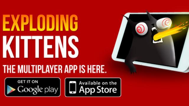 Exploding Kittens, el juego de cartas más exitoso de Kickstarter, llega a Android