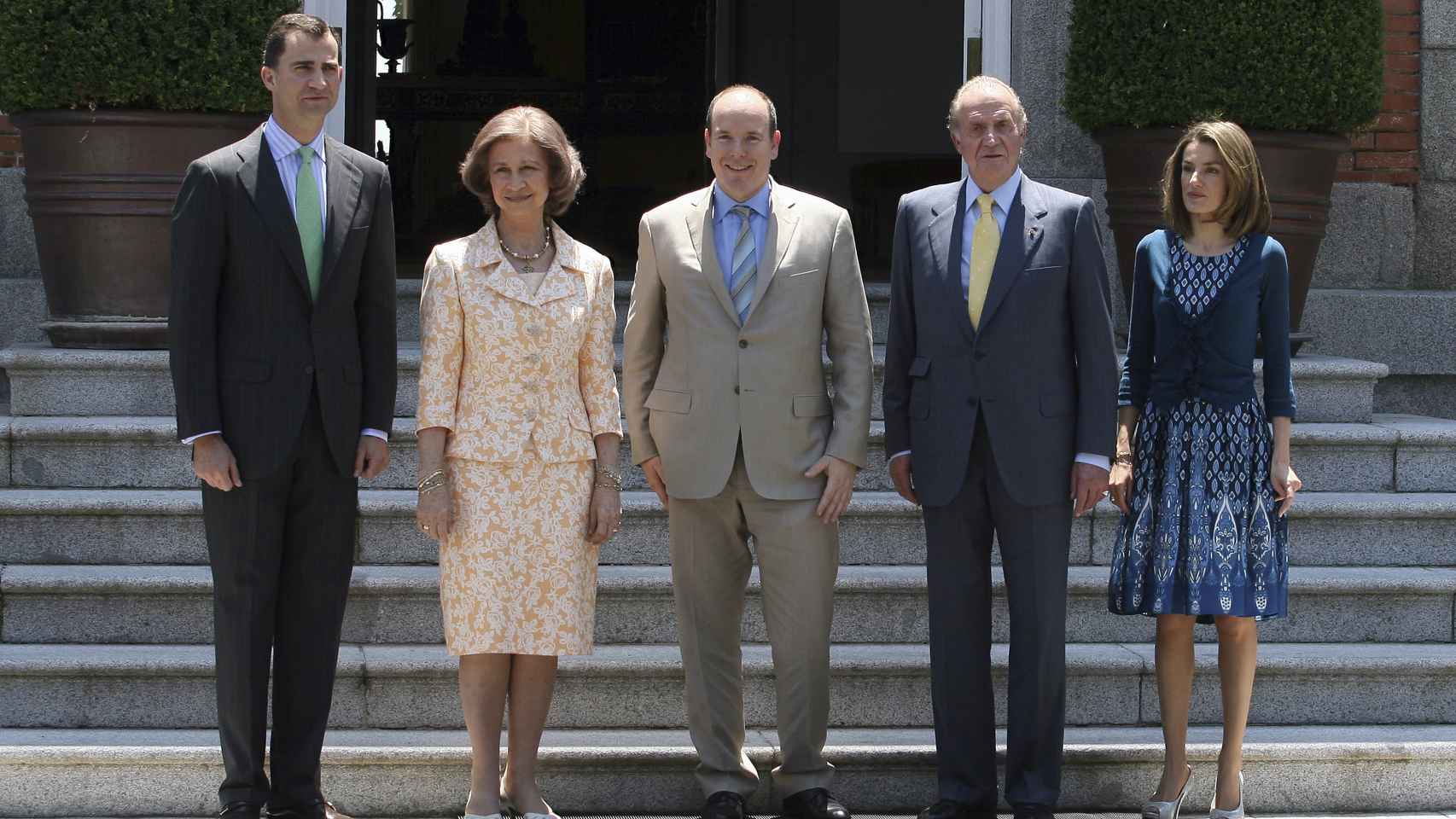 Alberto de Mónaco no visitaba Zarzuela desde junio de 2008