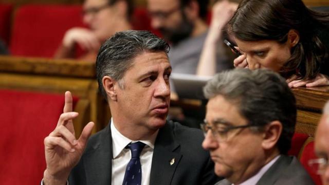 Xavier García Albiol, en la sesión de control al gobierno de ayer.