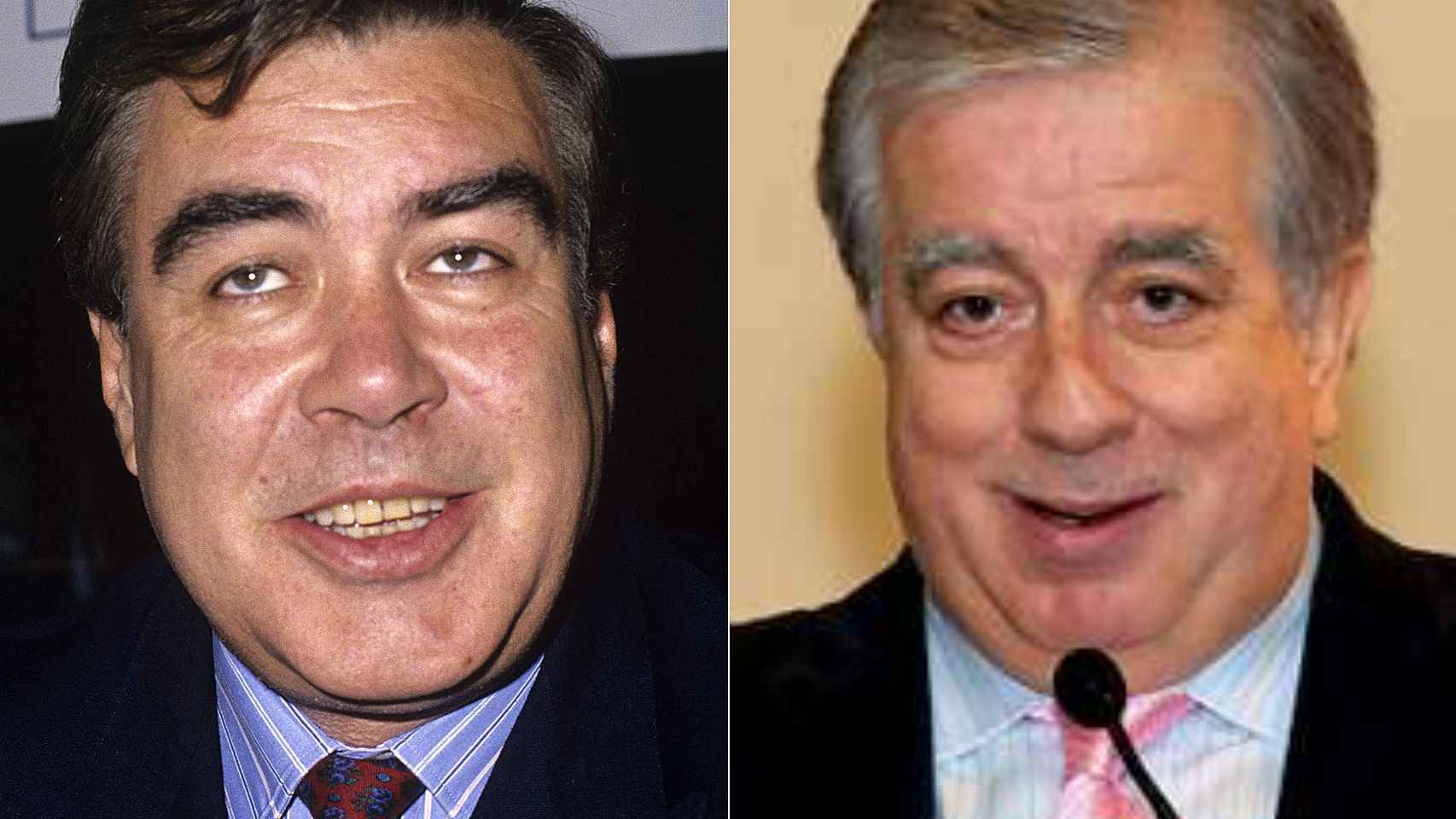 Enrique Sarasola (foto de 1990) y Jesús Barderas (foto de 2007).