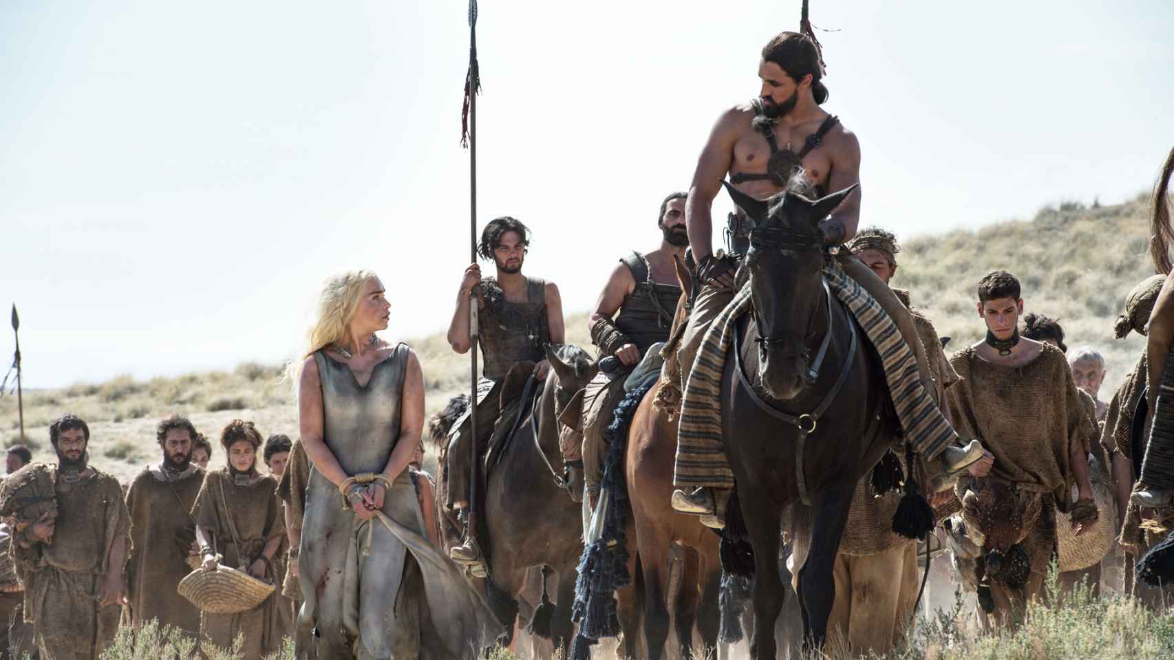 Daenerys con el nuevo Khal